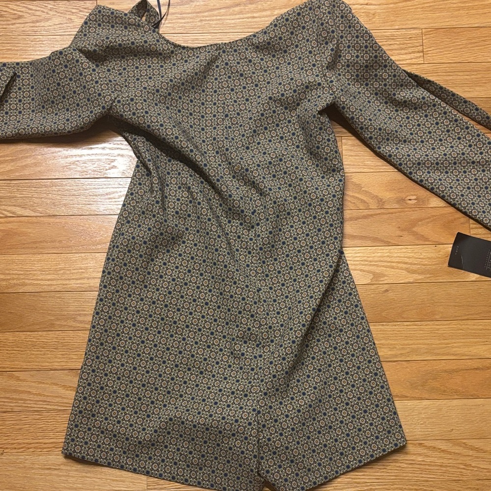 Zara Elegant Patterned Jumpsuit Dress